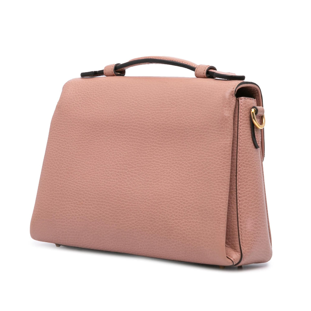 Gucci Small Dollar Calfskin Interlocking G Satchel
