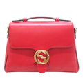 Gucci Small Dollar Interlocking G Satchel (SHG-HxRB3h)