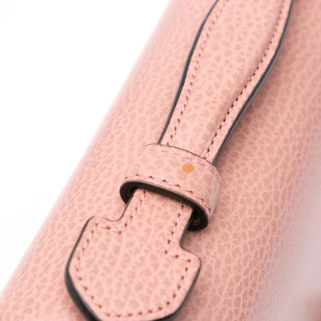 Gucci Small Dollar Leather Interlocking G Satchel