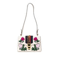 Gucci Small Floral Embroidered Leather Sylvie Crossbody