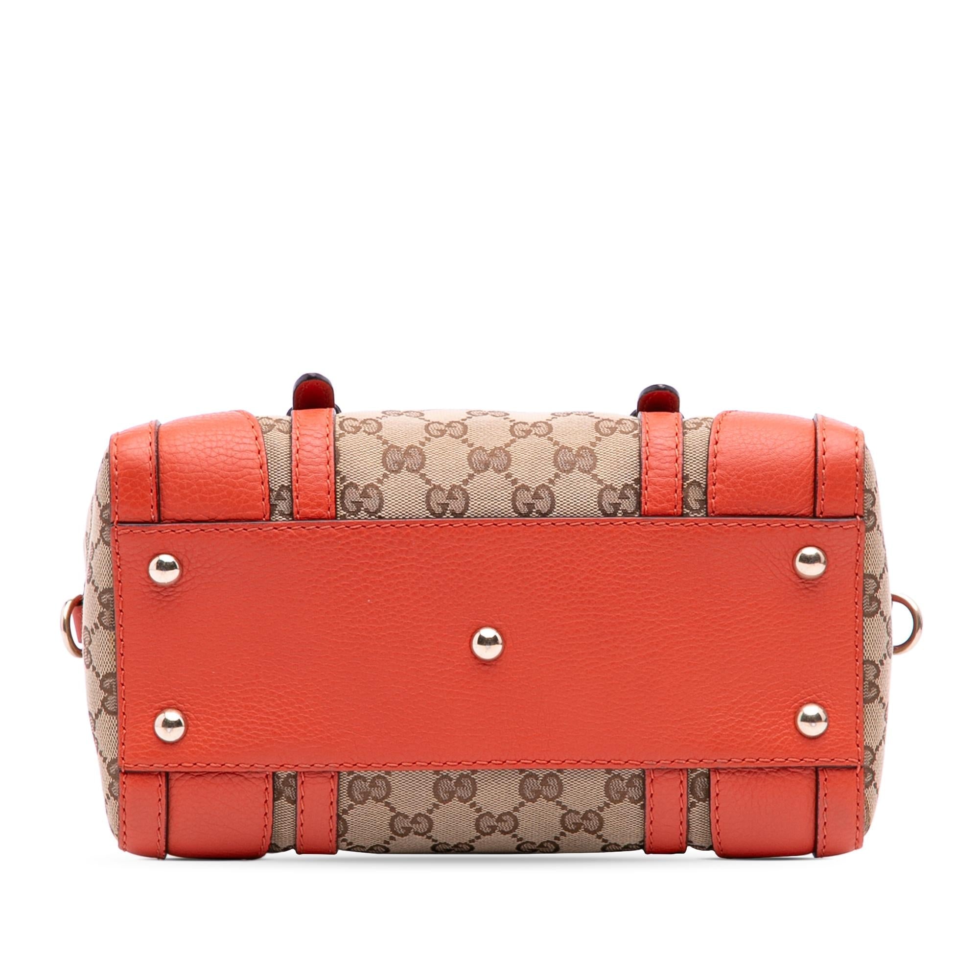 Gucci Small GG Canvas Belted Satchel