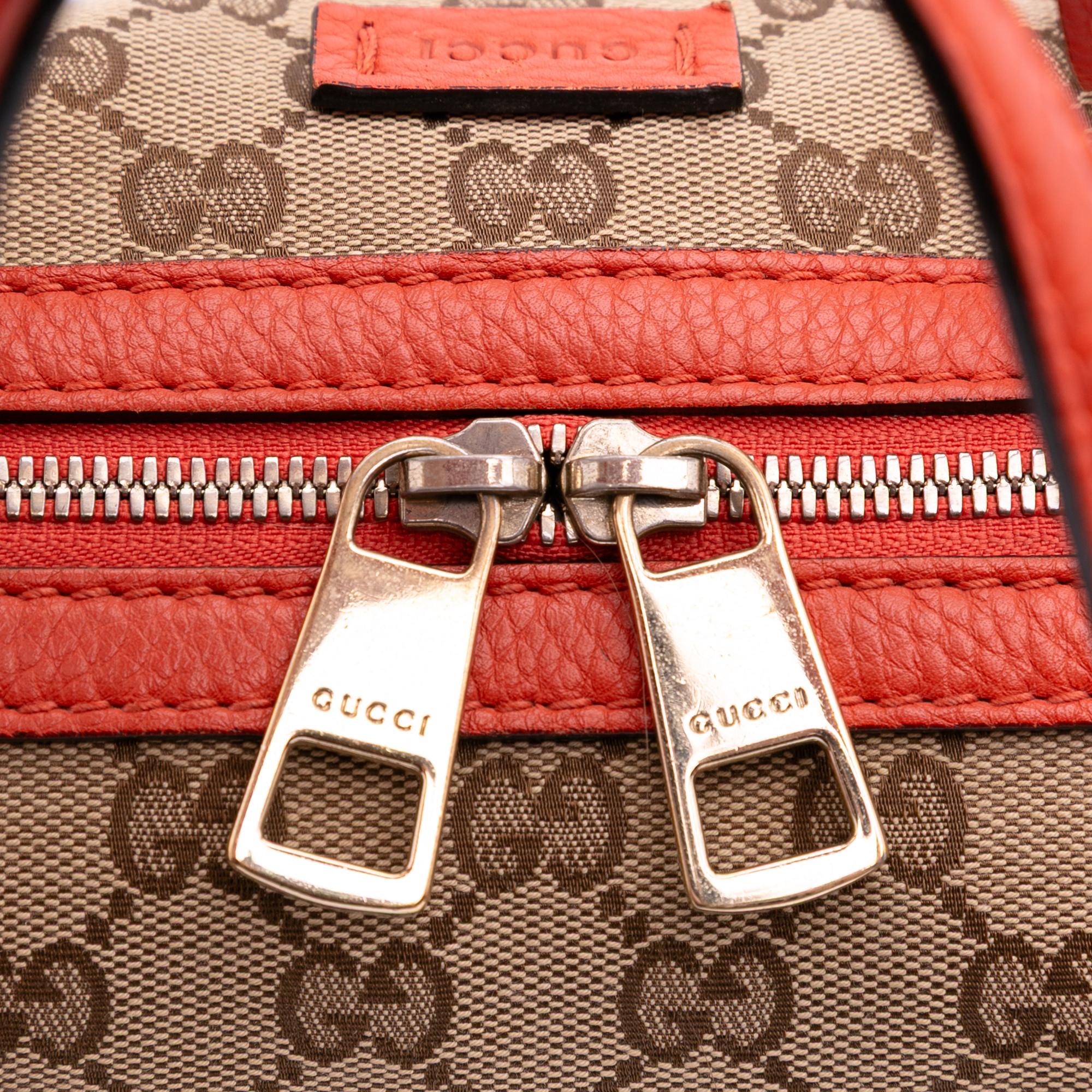 Gucci Small GG Canvas Belted Satchel