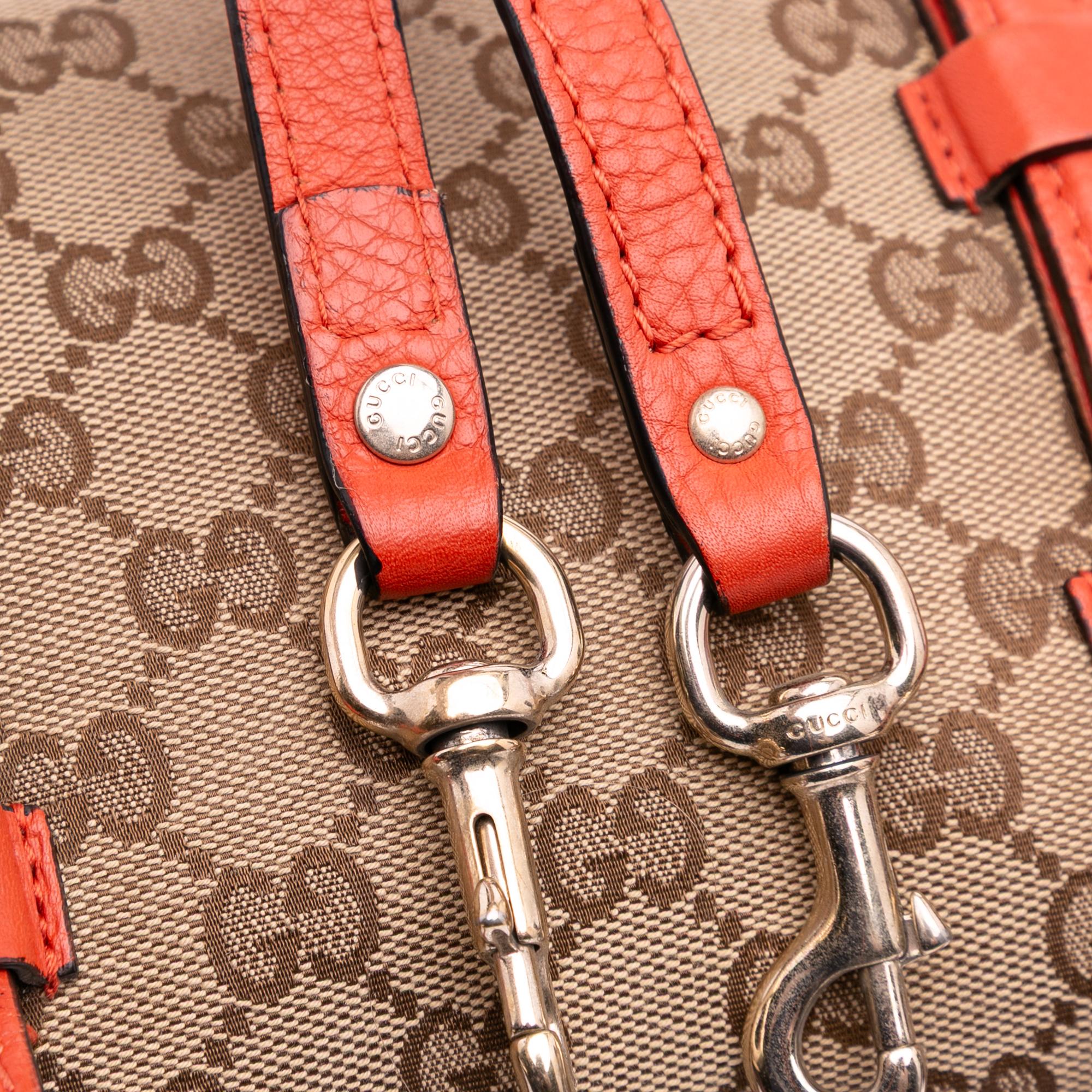 Gucci Small GG Canvas Belted Satchel
