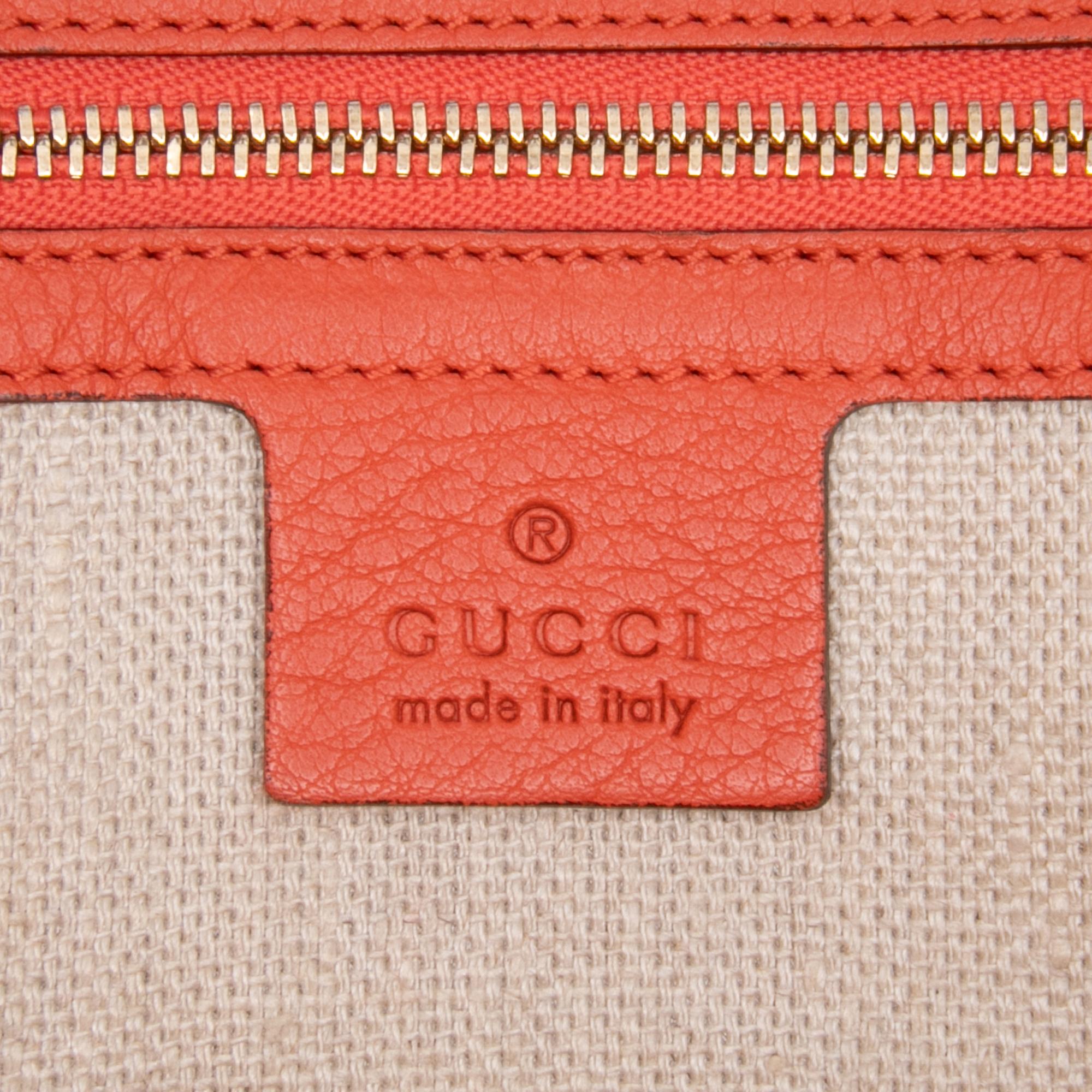 Gucci Small GG Canvas Belted Satchel