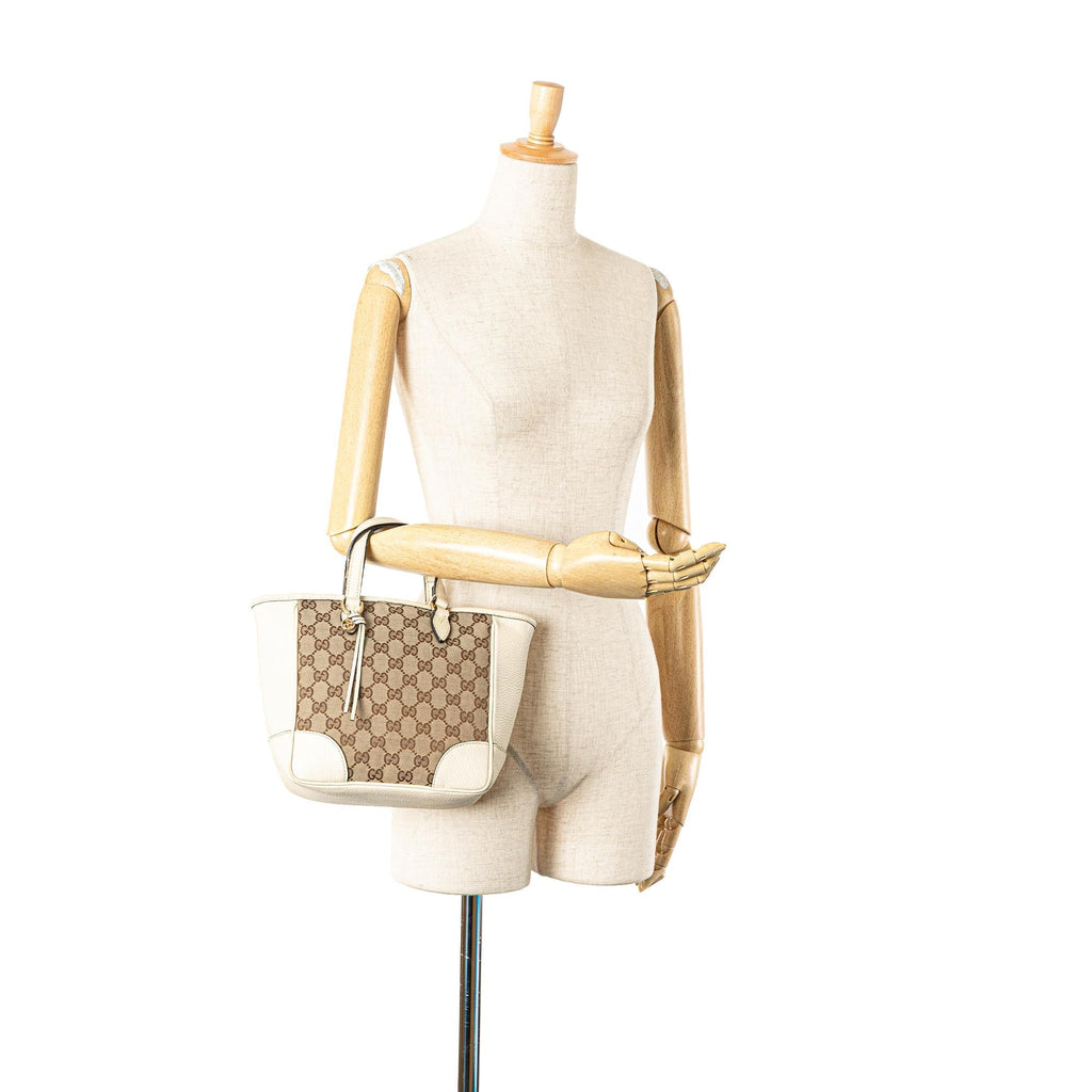 Gucci Small GG Canvas Bree Satchel