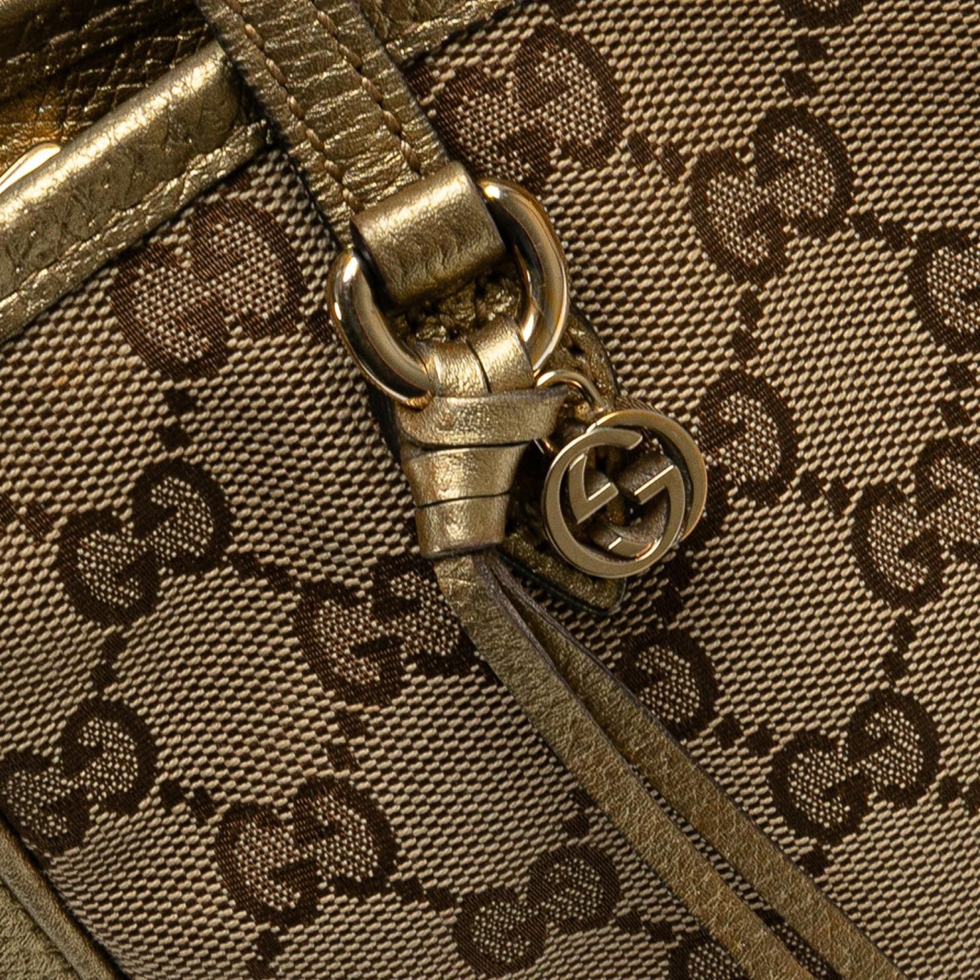 Gucci Small GG Canvas Bree Satchel