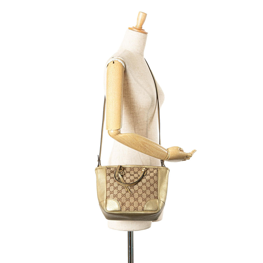 Gucci Small GG Canvas Bree Satchel