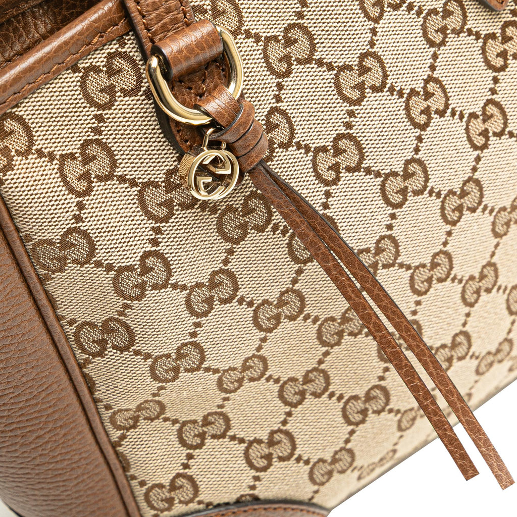 Gucci Small GG Canvas Bree Satchel