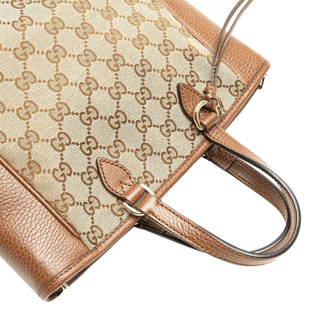 Gucci Small GG Canvas Bree Satchel