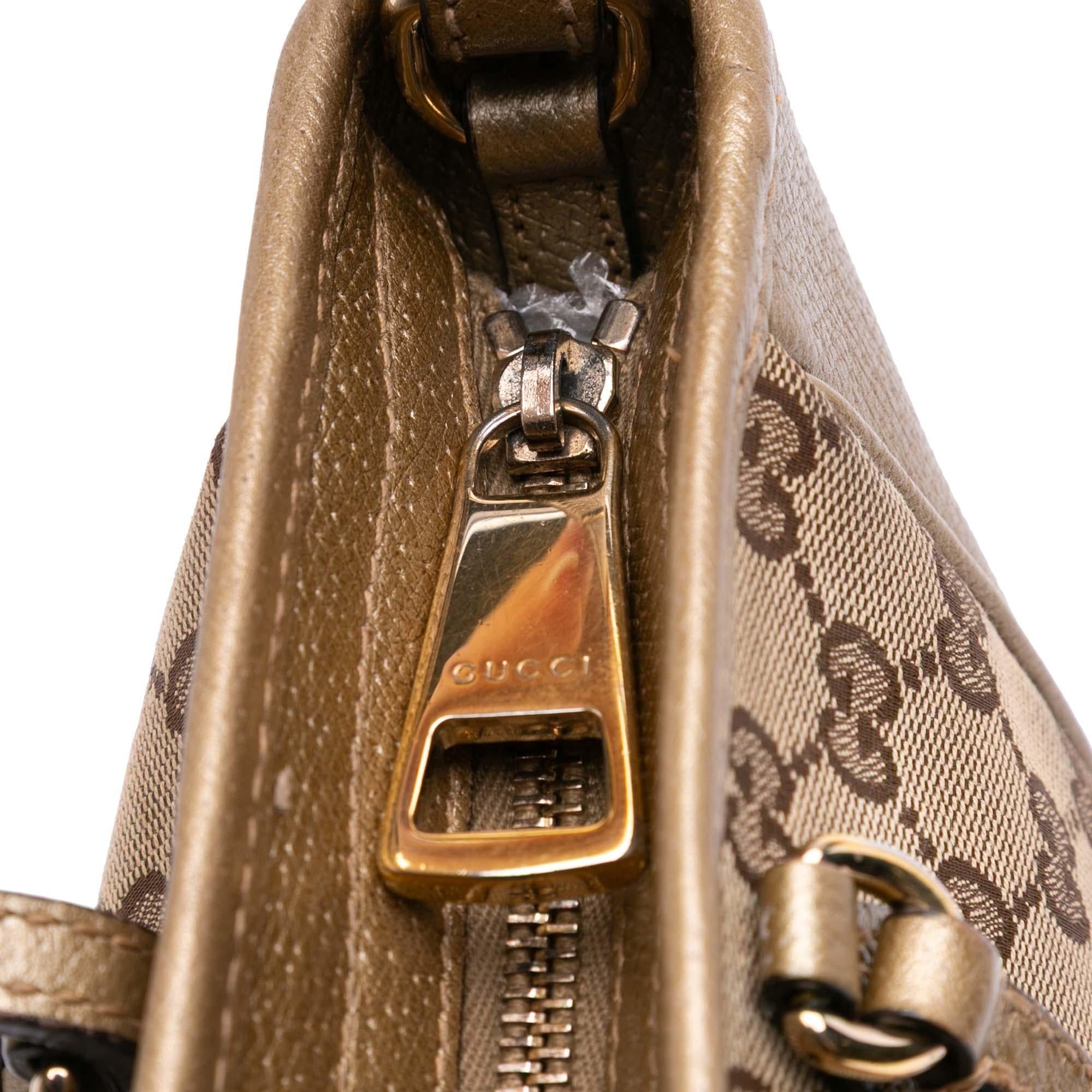 Gucci Small GG Canvas Bree Satchel