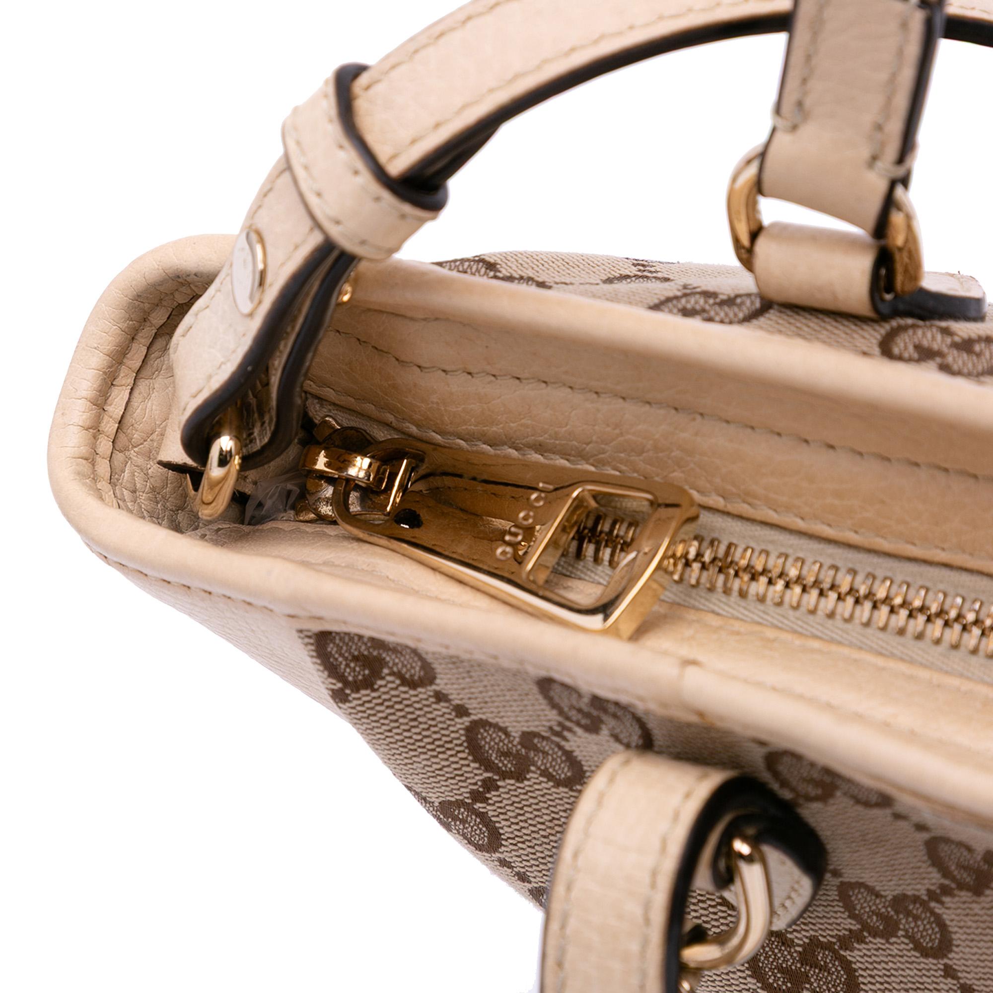Gucci Small GG Canvas Bree Satchel