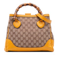 Gucci Small GG Canvas Diana Bamboo Top Handle Tote