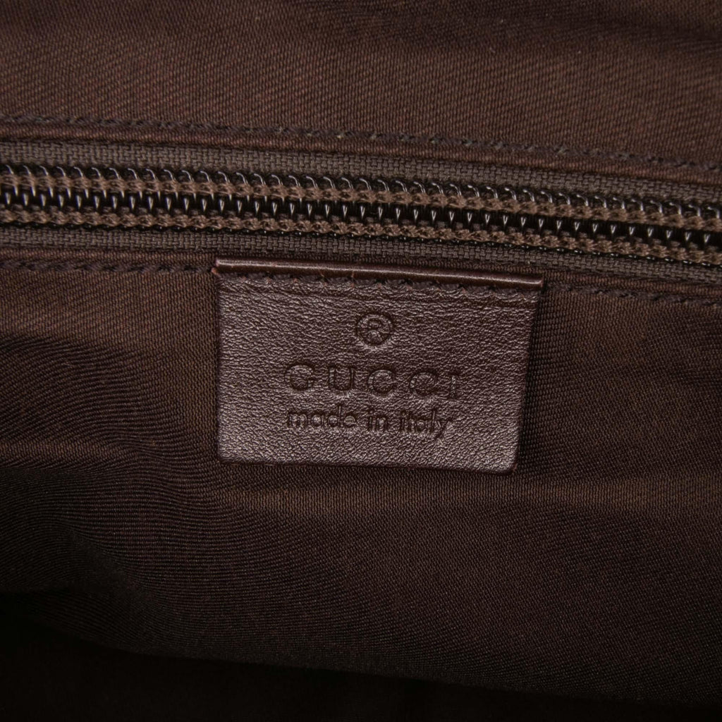 Gucci Small GG Canvas Double Buckle Flap Messenger Bag