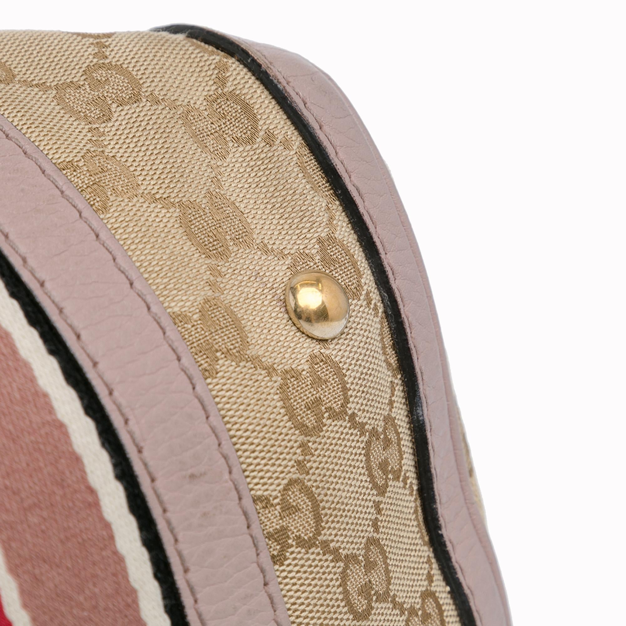 Gucci Small GG Canvas Joy Web Satchel