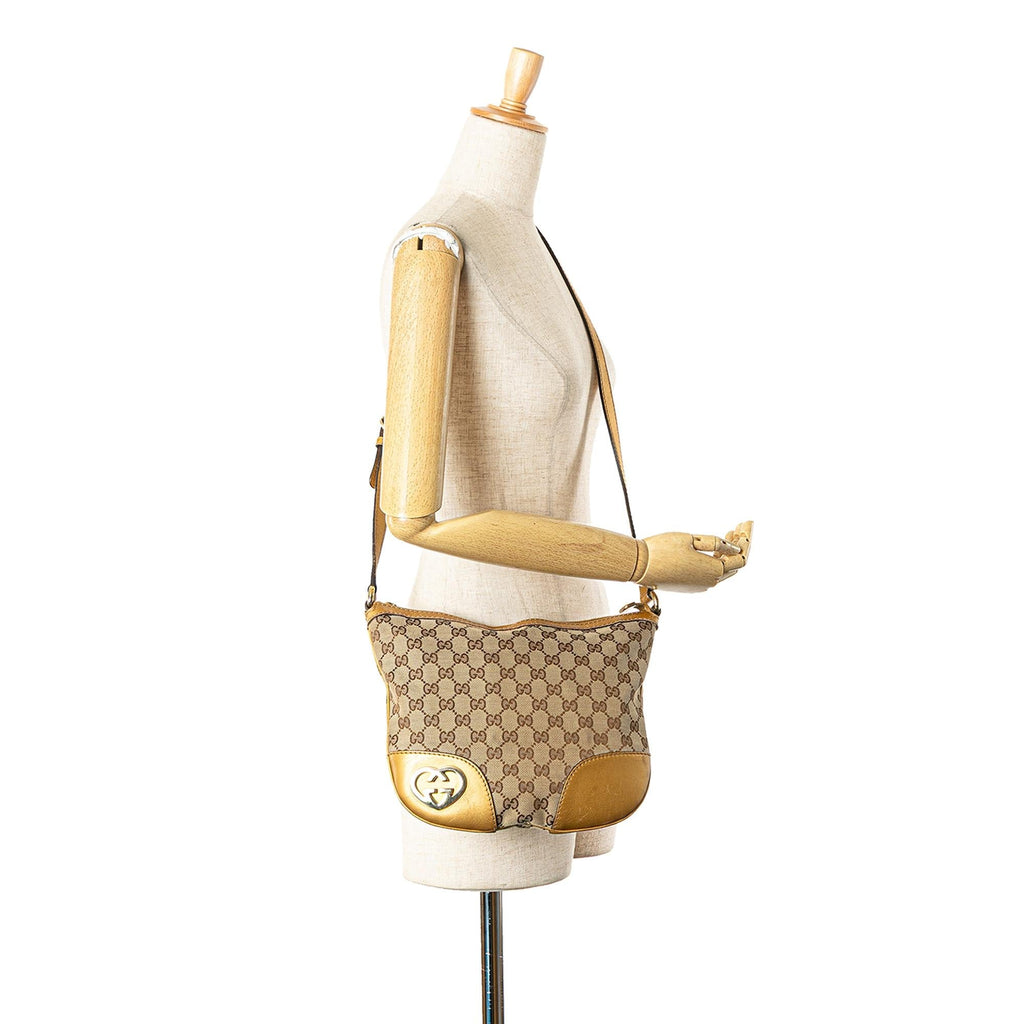 Gucci Small GG Canvas Lovely Heart Crossbody