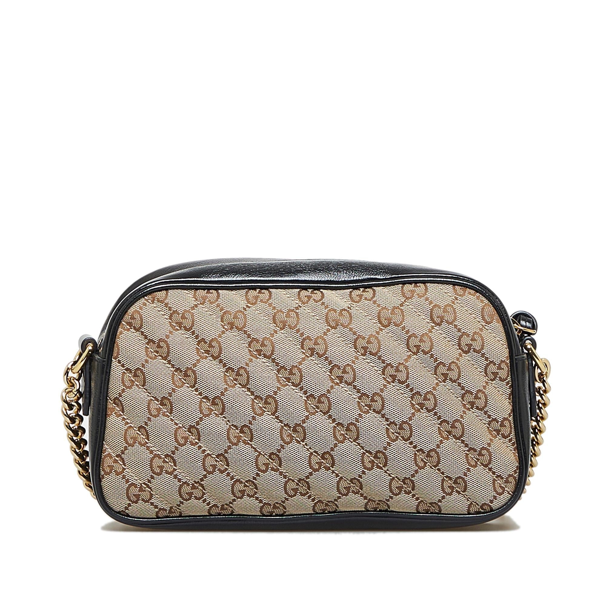 Gucci Small GG Canvas Marmont Crossbody (SHG-dW81JW)