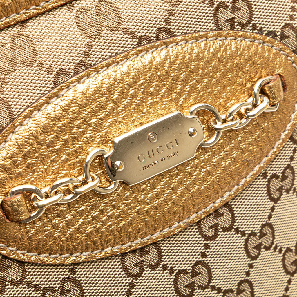 Gucci Small GG Canvas Punch Tote