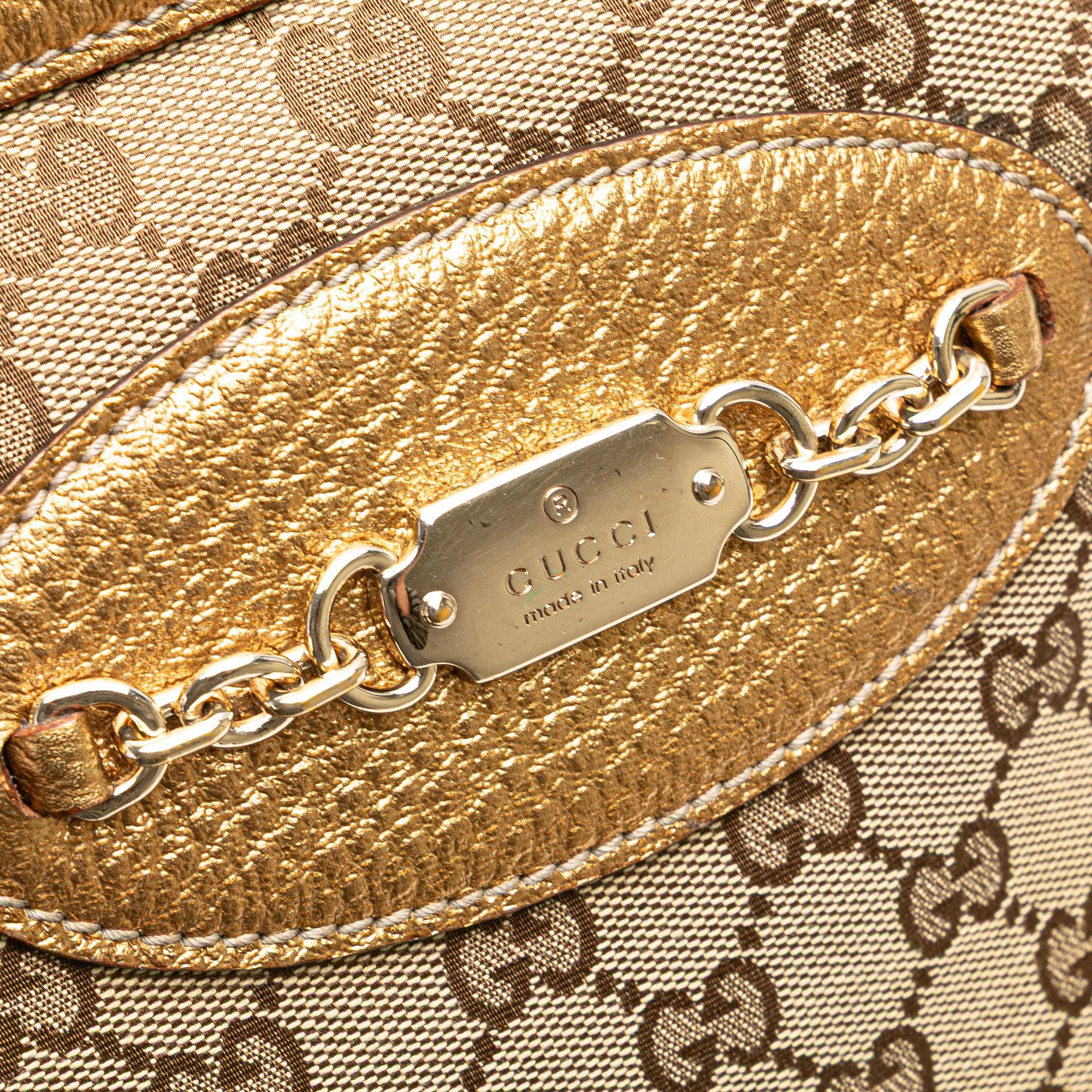 Gucci Small GG Canvas Punch Tote