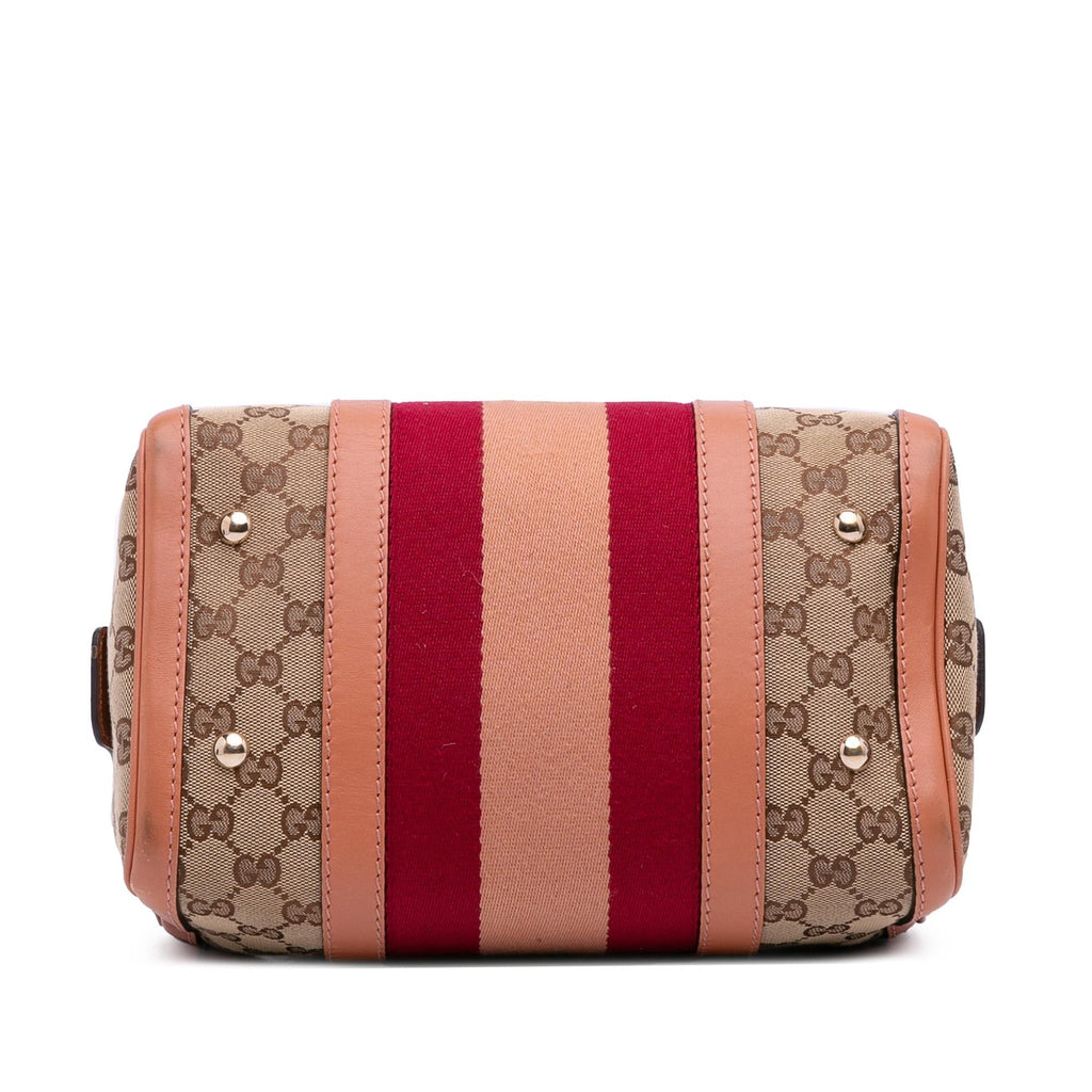 Gucci Small GG Canvas Web Joy Boston Bag