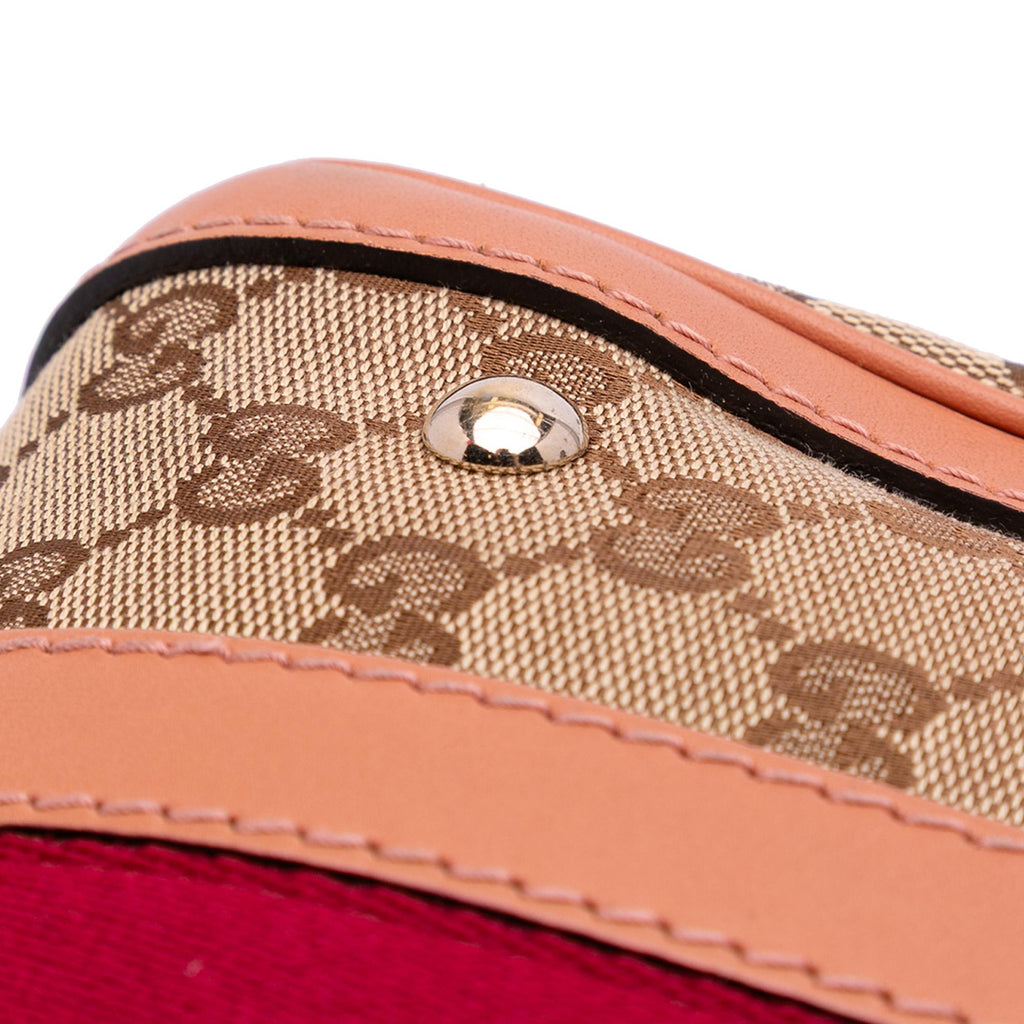 Gucci Small GG Canvas Web Joy Boston Bag