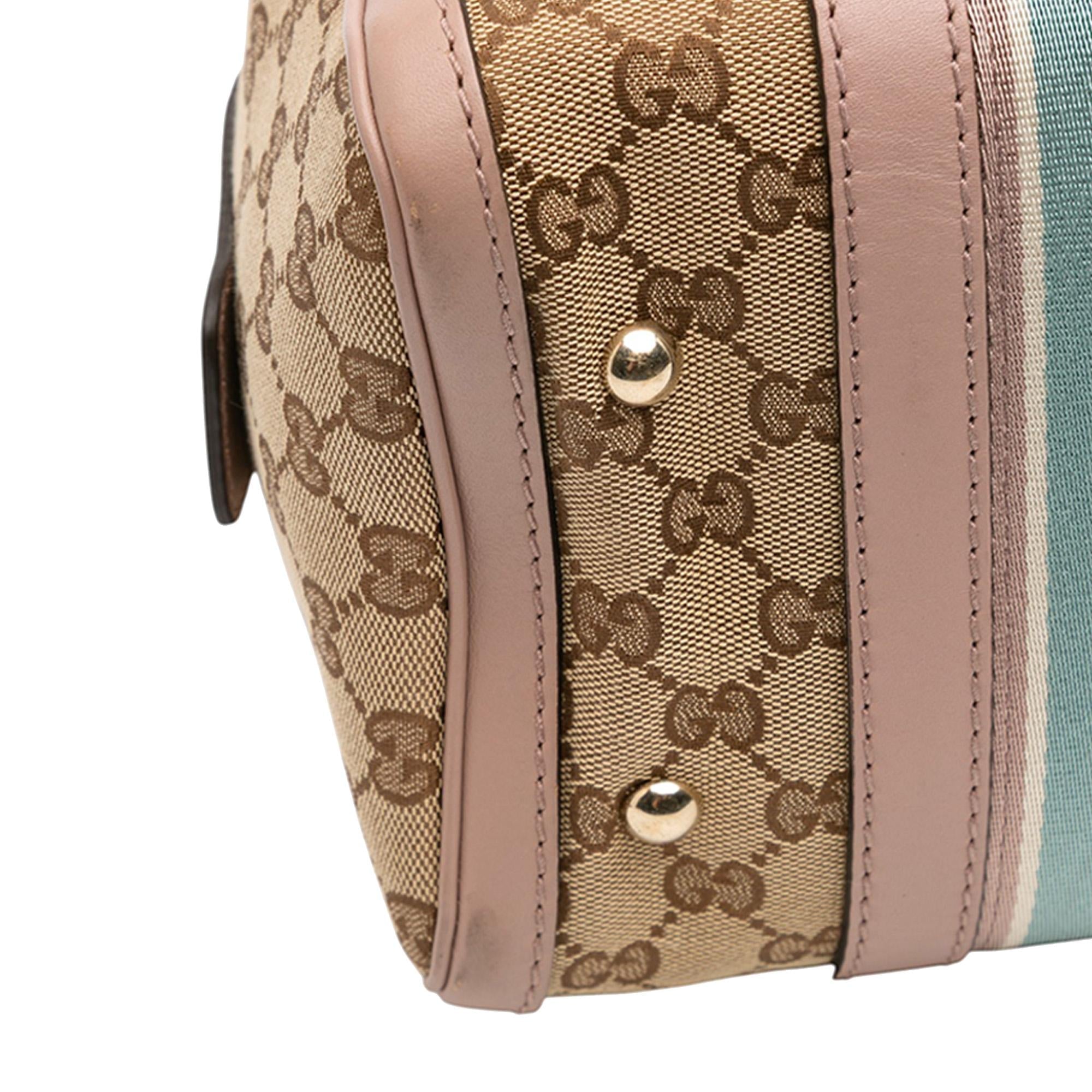 Gucci Small GG Canvas Web Joy Boston Bag