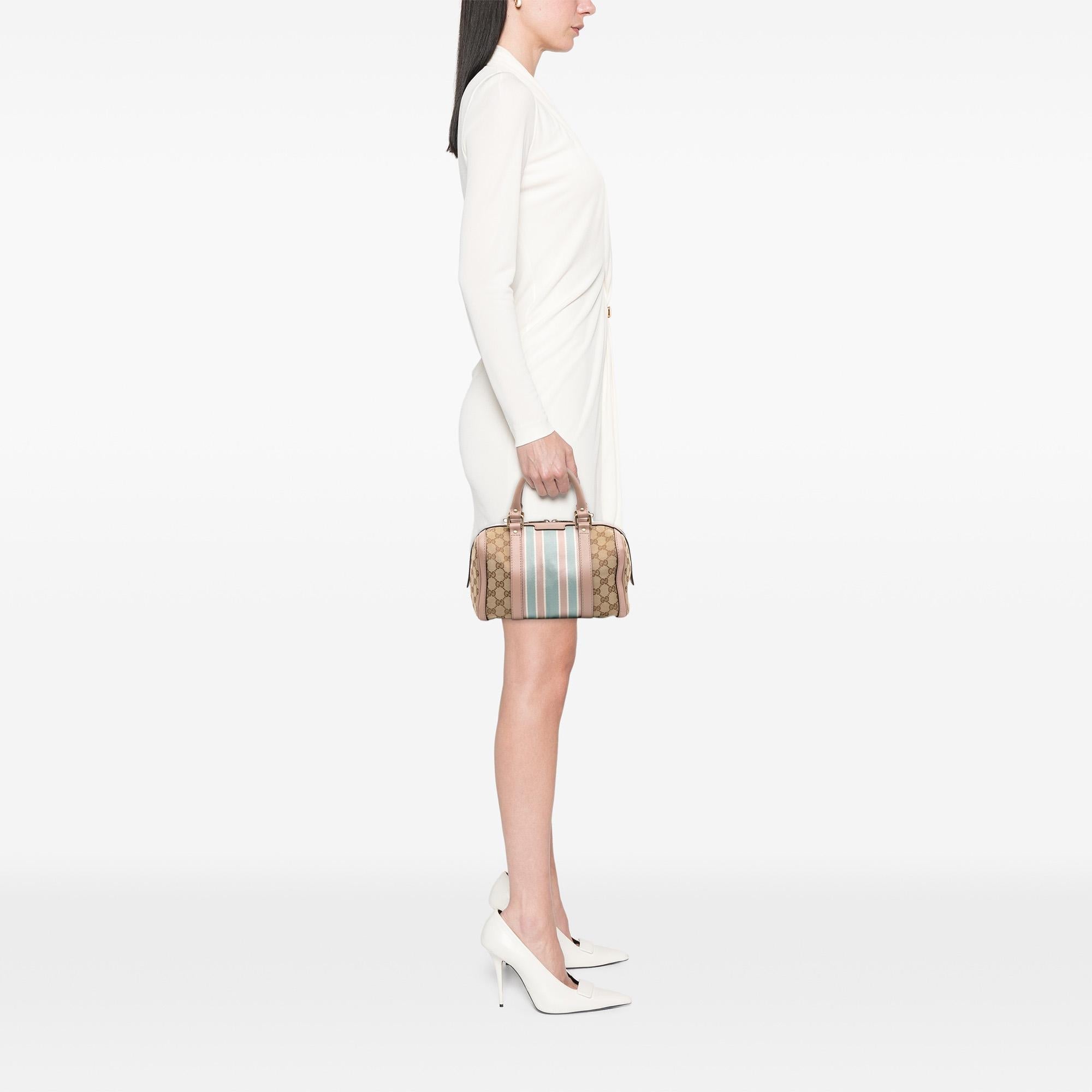 Gucci Small GG Canvas Web Joy Boston Bag