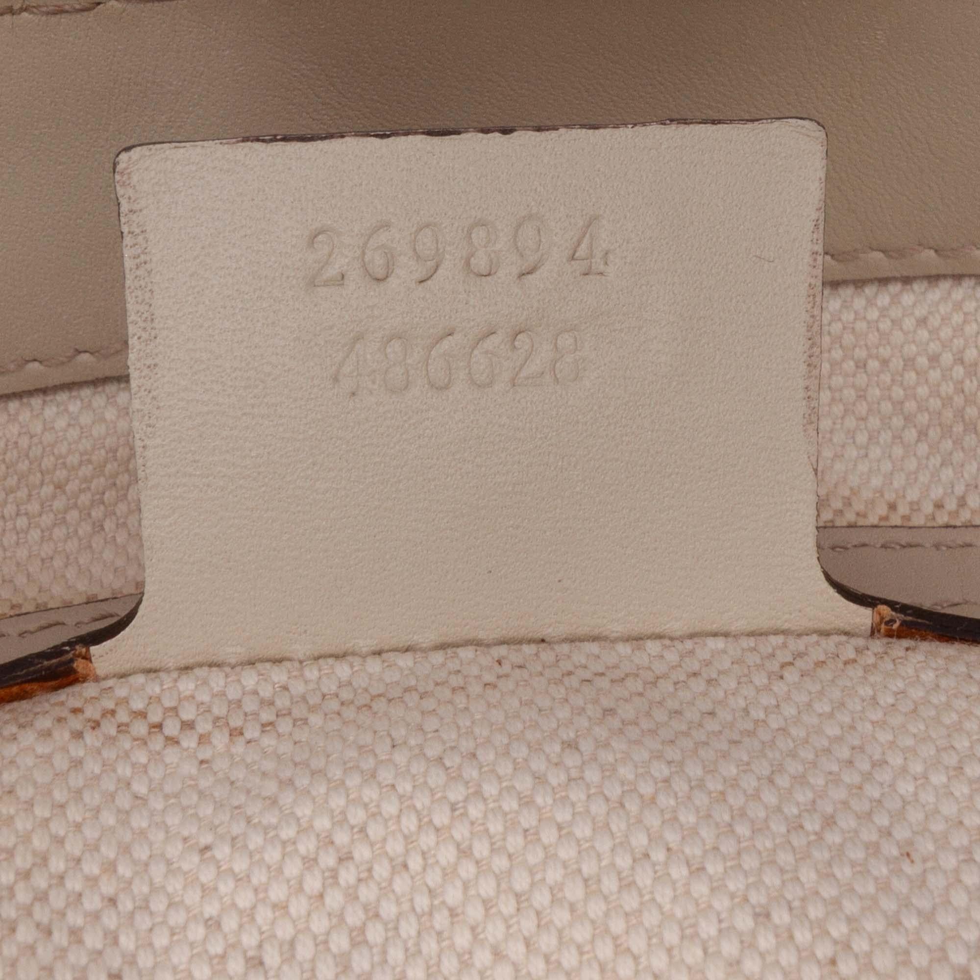 Gucci Small GG Canvas Web Mayfair Satchel