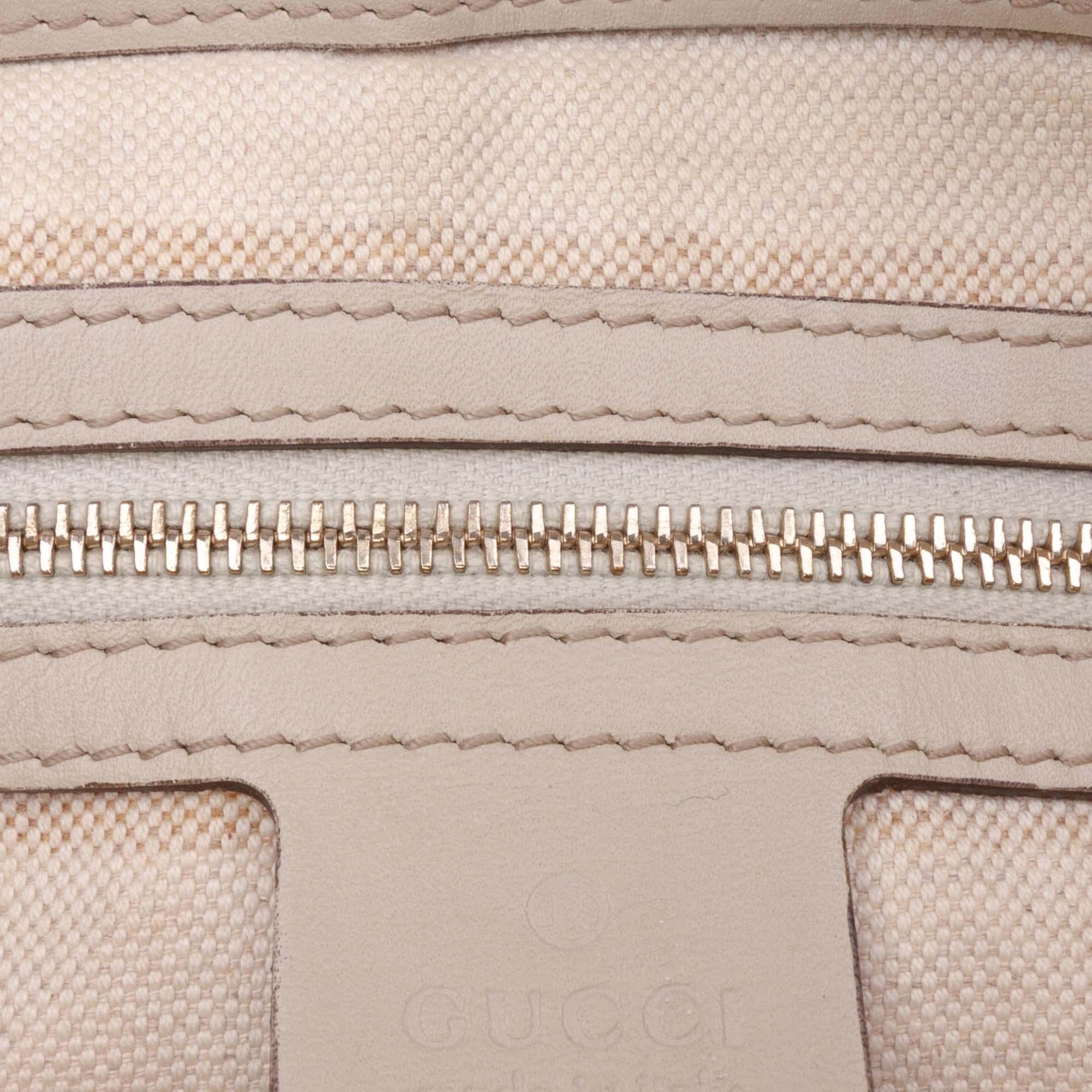 Gucci Small GG Canvas Web Mayfair Satchel