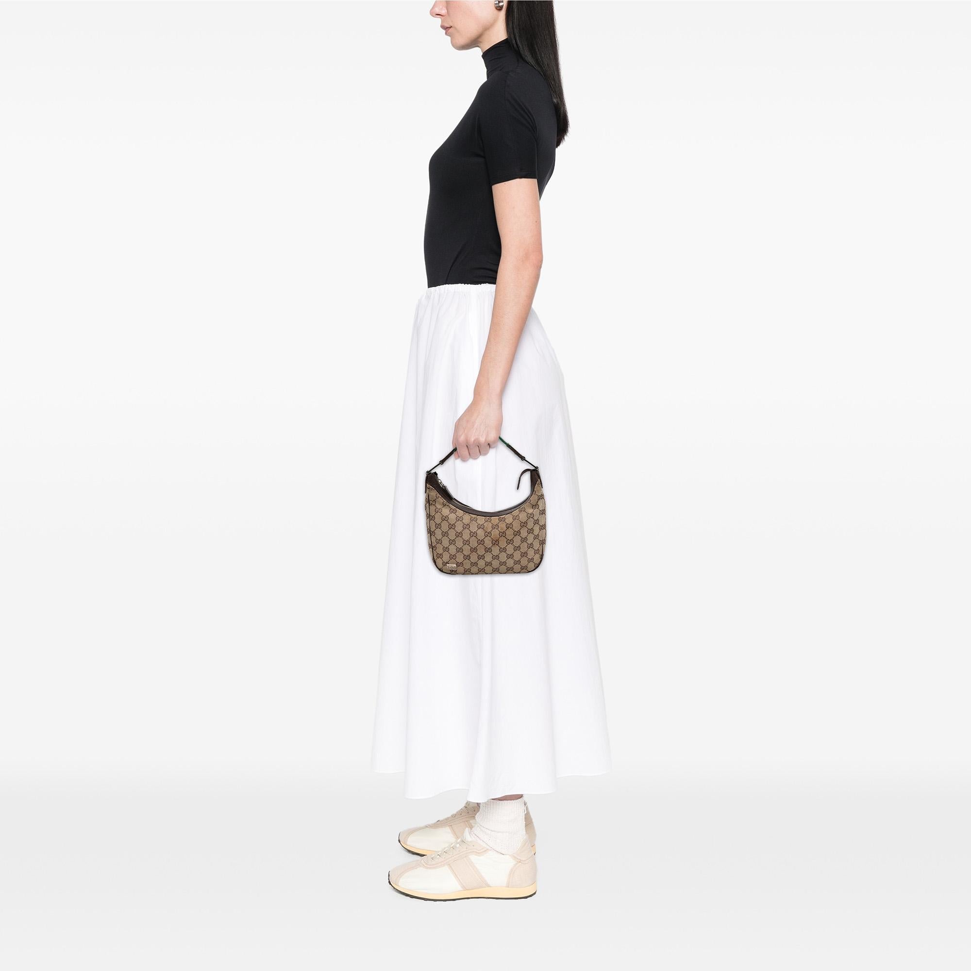 Gucci Small GG Canvas Web Pop Shoulder Bag