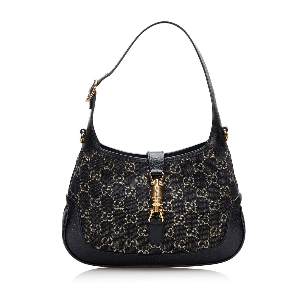 Gucci Small GG Denim Jackie 1961 (SHG-HFk2d4)