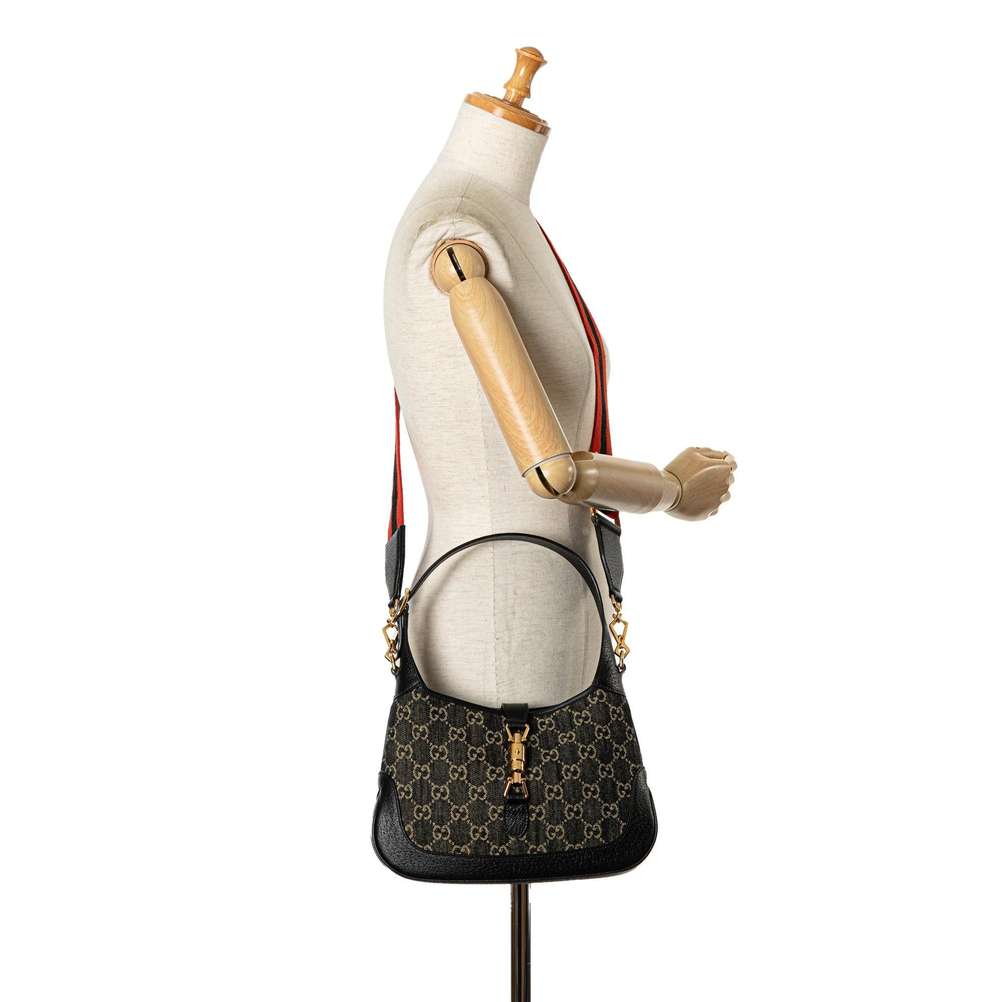 Gucci Small GG Denim Jackie 1961 (SHG-SEHXSo)