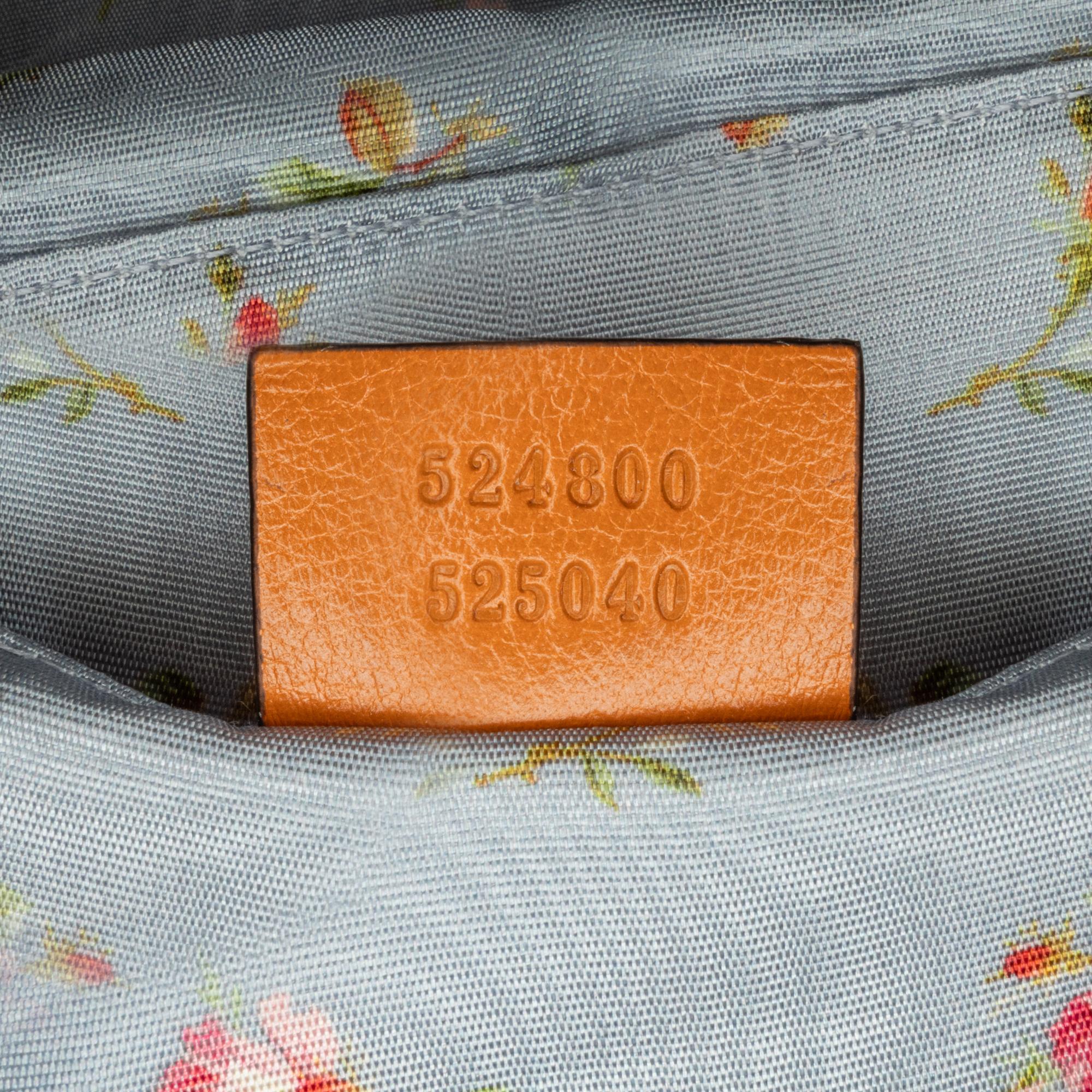 Gucci Small GG Marmont Glazed Wicker Flap (SHG-kgHeVf)