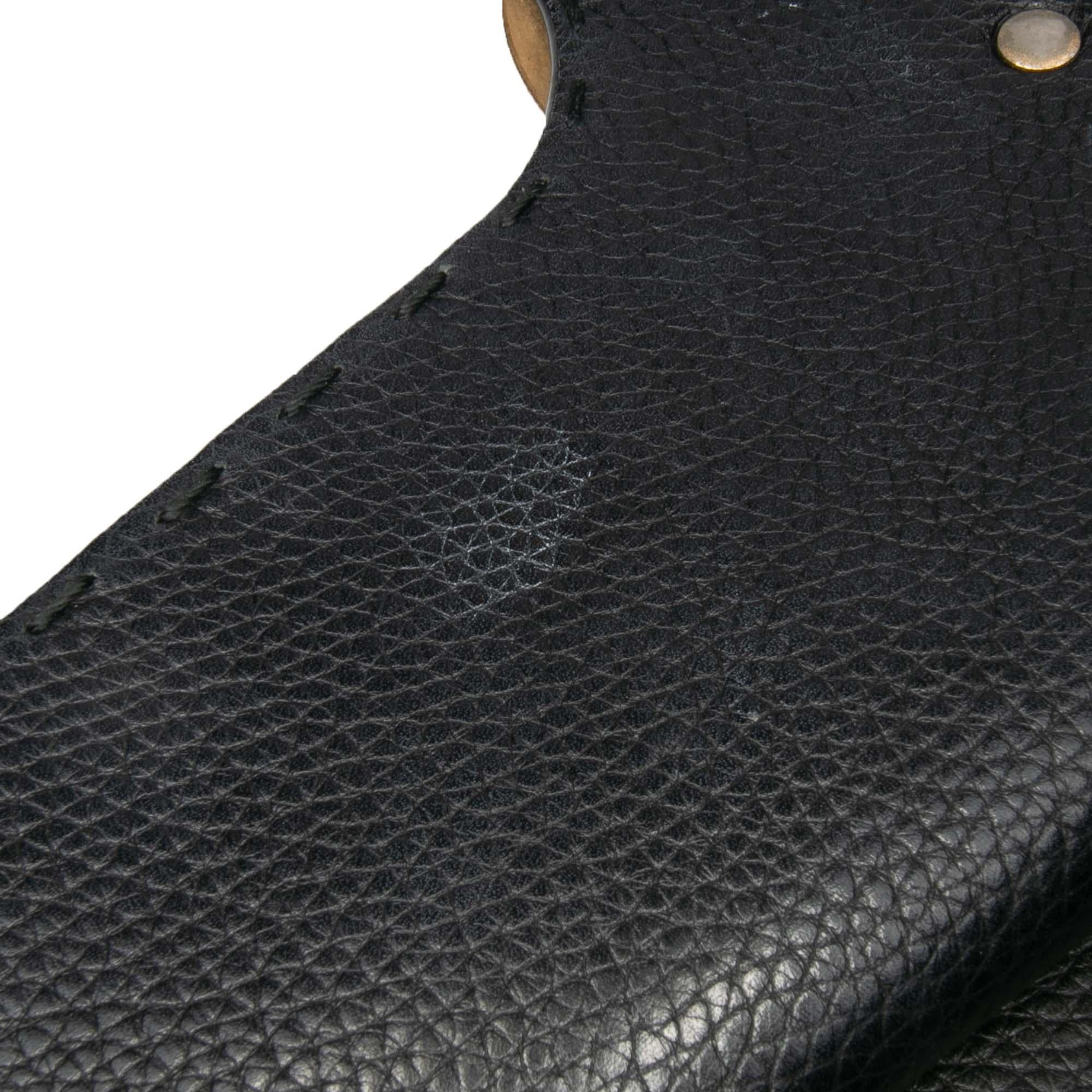 Gucci Small GG Marmont Grained Calfskin Top Handle Satchel