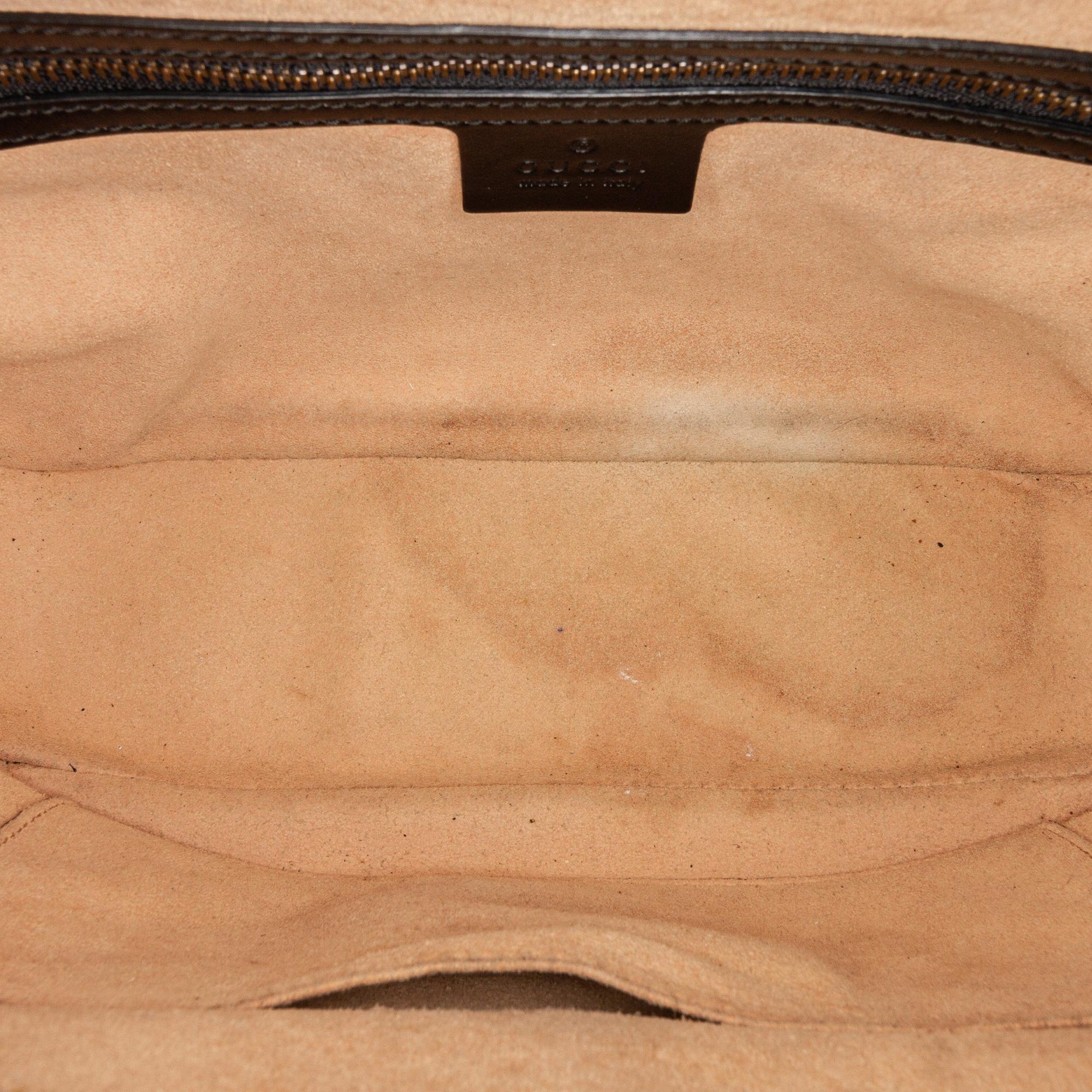 Gucci Small Gucci Marmont Leather Satchel (SHG-31892)