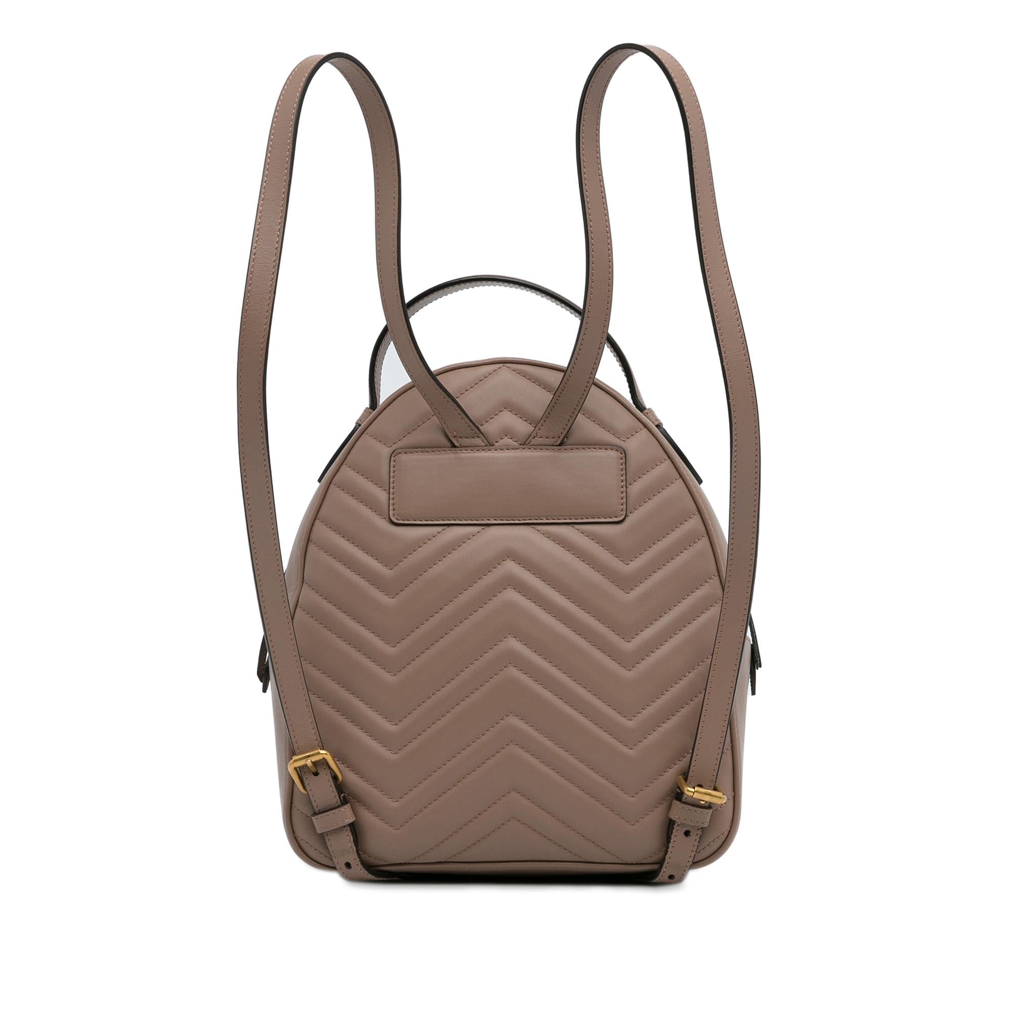 Gucci Small GG Marmont Matelasse Backpack (SHG-6nZ2to)