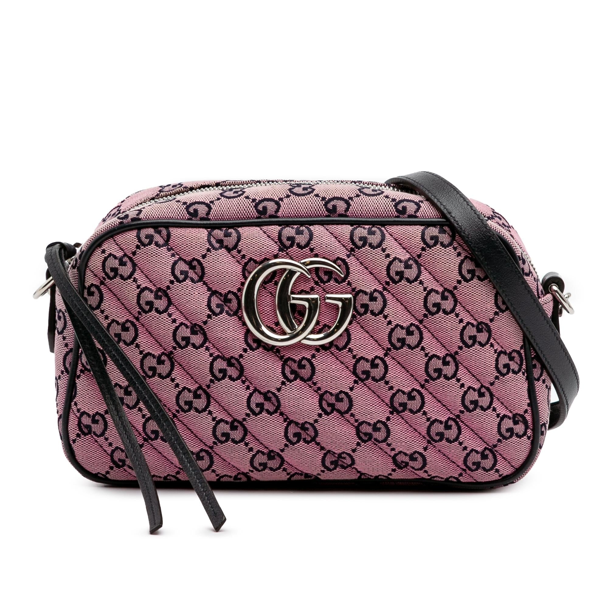 Gucci Small GG Marmont Matelasse Canvas Crossbody