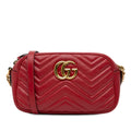 Gucci Small GG Marmont Matelasse Crossbody Bag (SHG-qdj2wc)