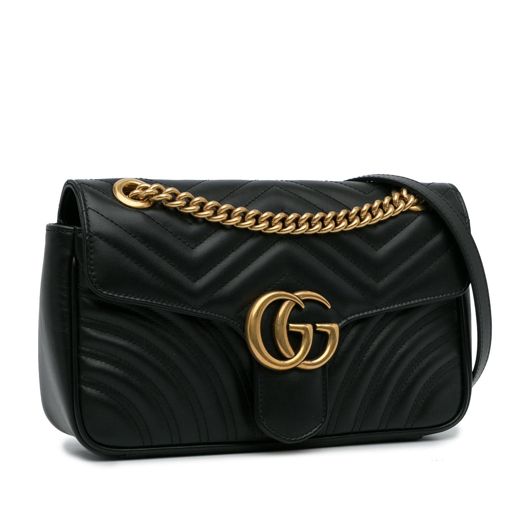 Gucci Small GG Marmont Matelasse Crossbody (SHG-DdfqLM)