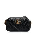 Gucci Small GG Marmont Matelasse Crossbody (SHG-RvNR1F)