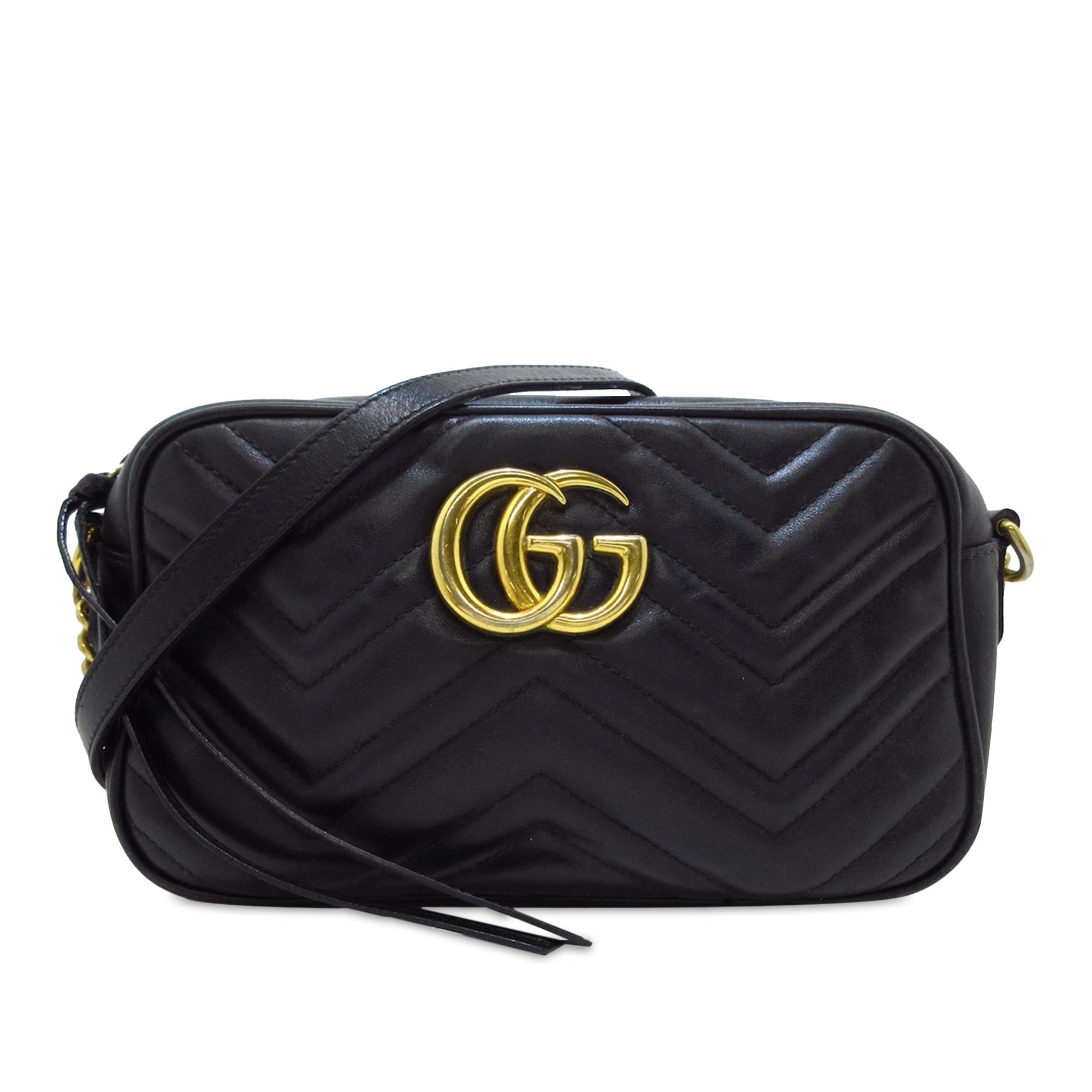 Gucci Small GG Marmont Matelasse Crossbody (SHG-r0tGKV)