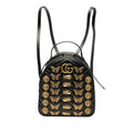 Gucci Small GG Marmont Matelasse Leather Animalier Backpack