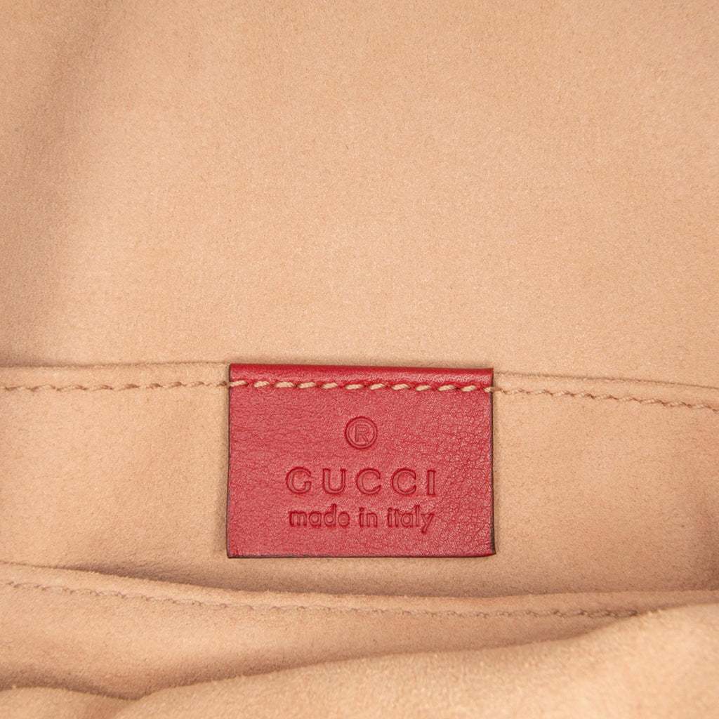 Gucci Small GG Marmont Matelasse Leather Belt Bag