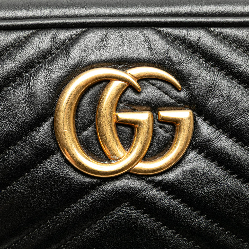 Gucci Small GG Marmont Matelasse Leather Crossbody