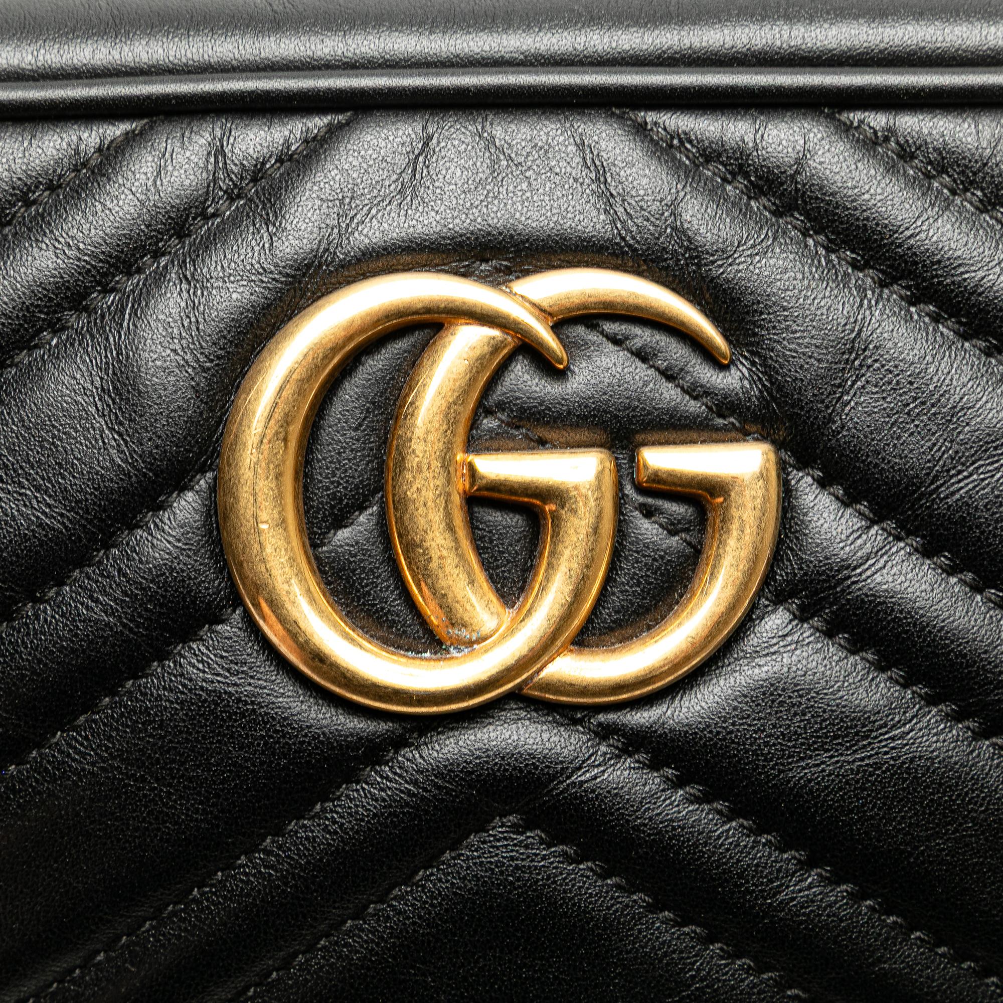 Gucci Small GG Marmont Matelasse Leather Crossbody