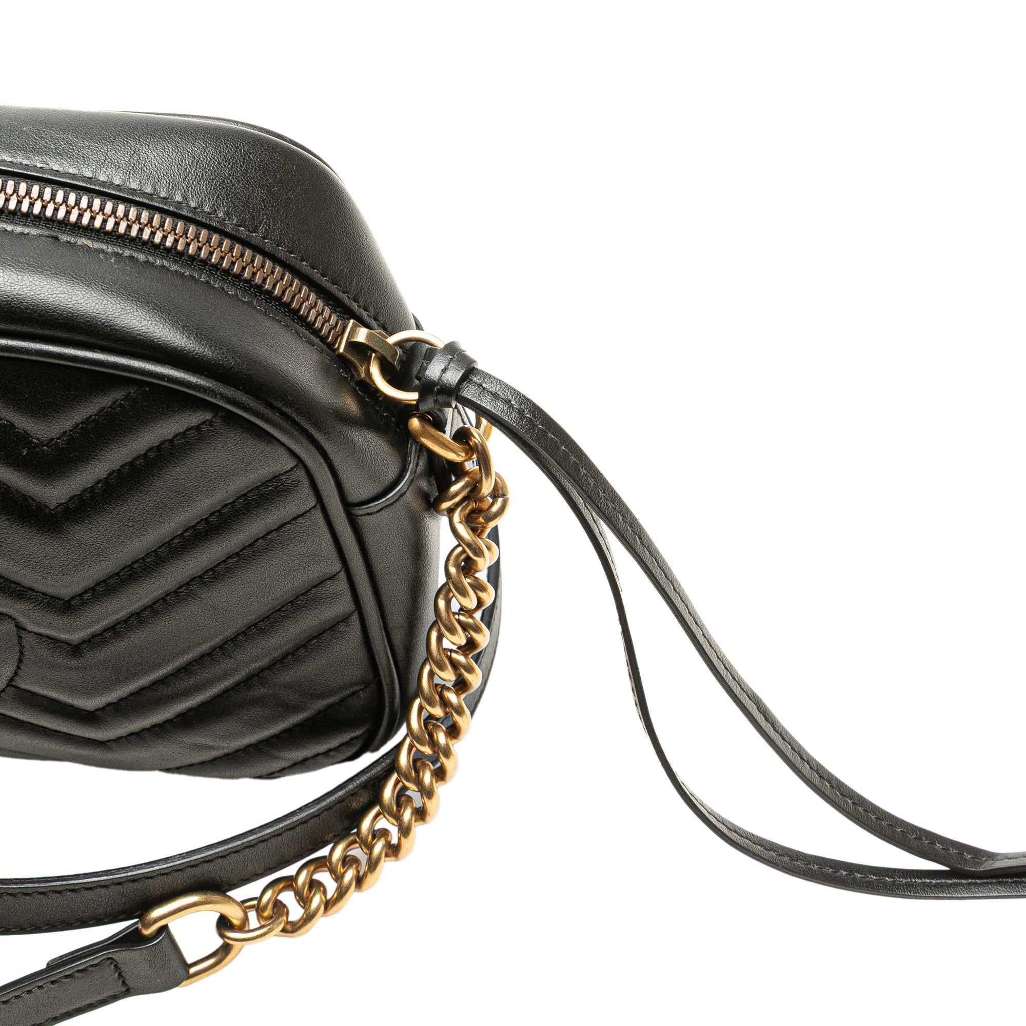 Gucci Small GG Marmont Matelasse Leather Crossbody