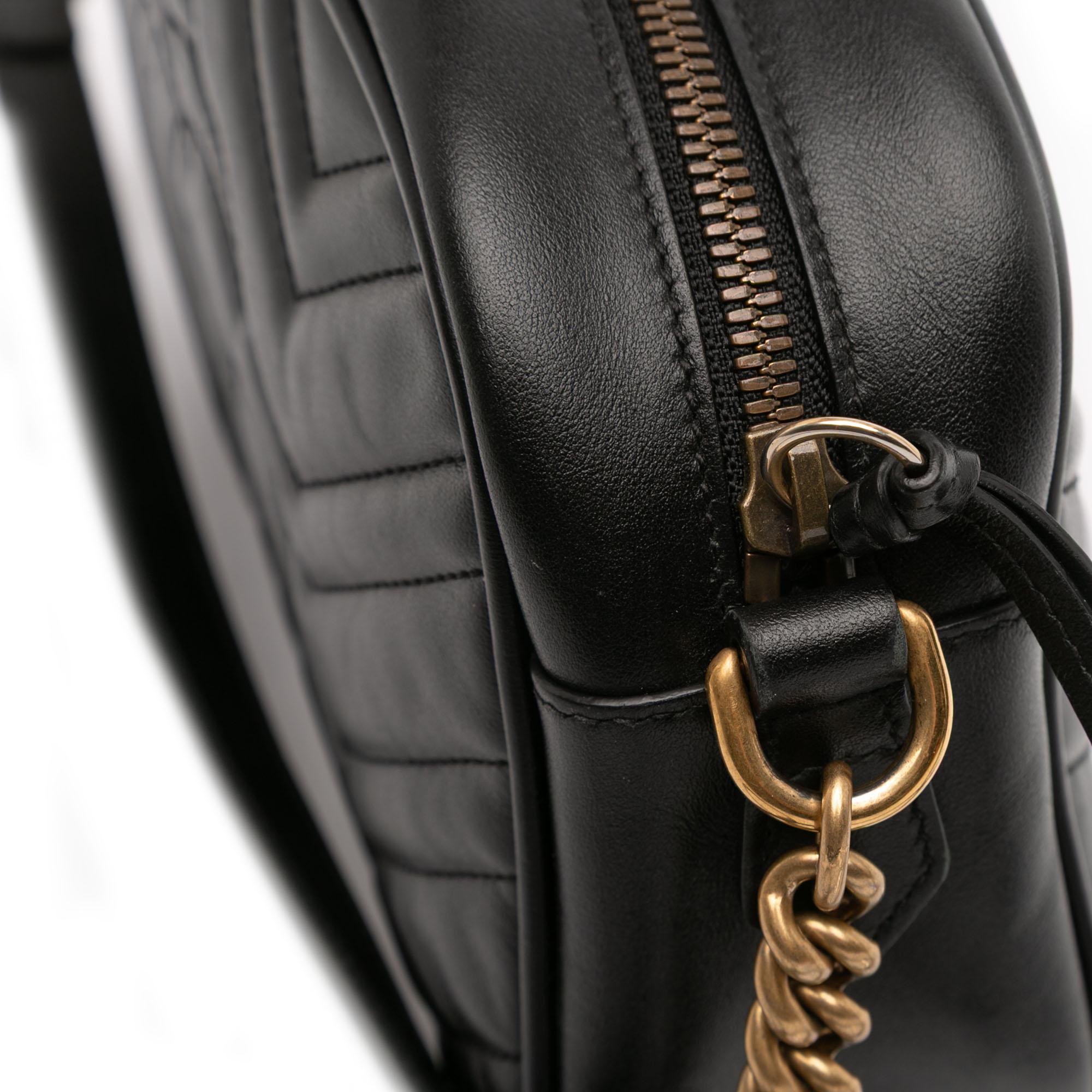 Gucci Small GG Marmont Matelasse Leather Crossbody