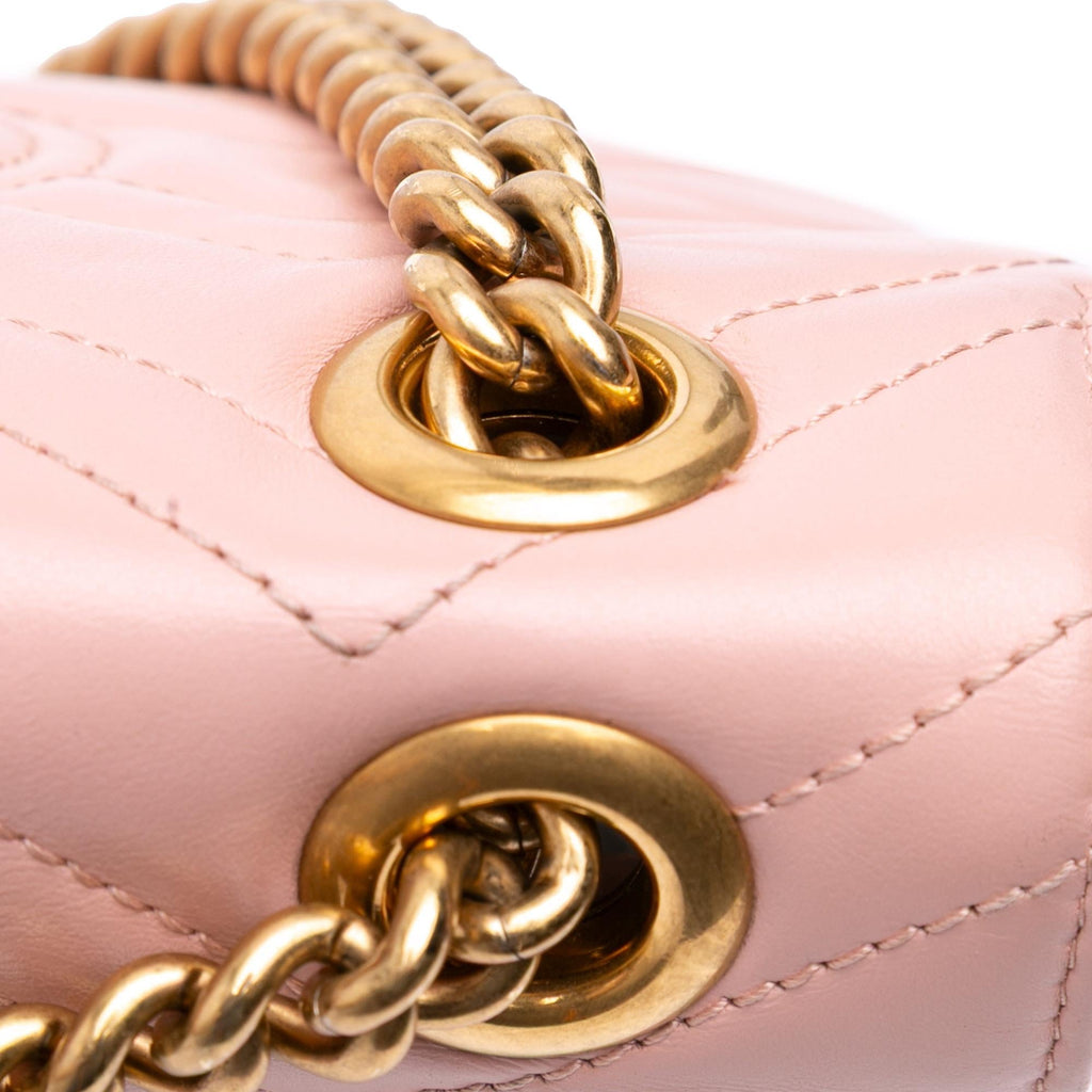 Gucci Small GG Marmont Matelasse Leather Shoulder Bag