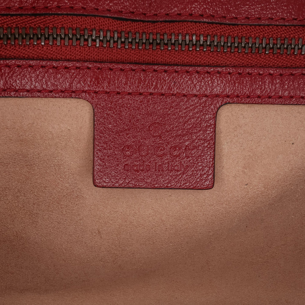 Gucci Small GG Marmont Matelasse Leather Torchon Flap Crossbody
