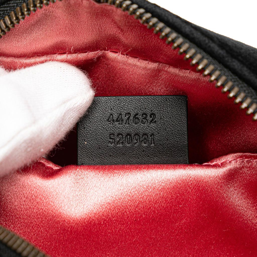 Gucci Small GG Marmont Matelasse Velvet Crossbody