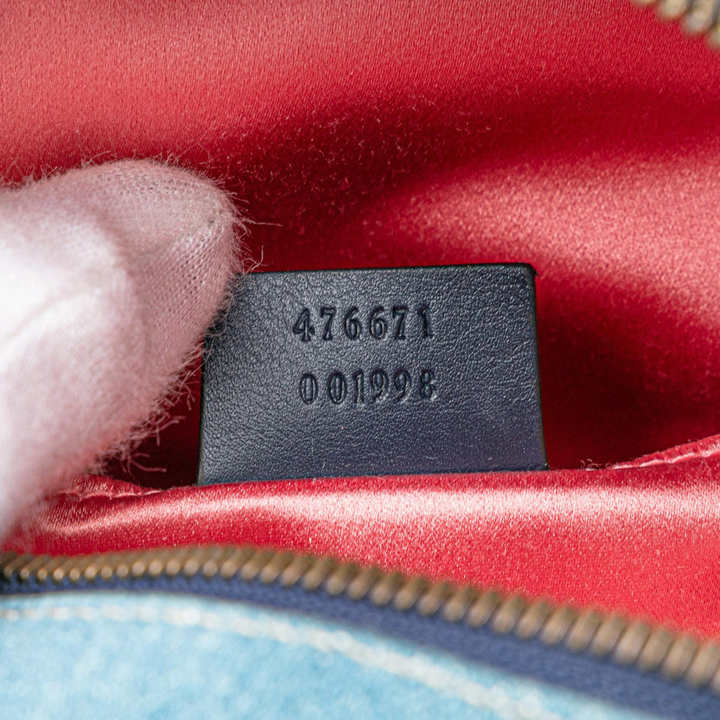 Gucci Small GG Marmont Pearl DLBim Backpack